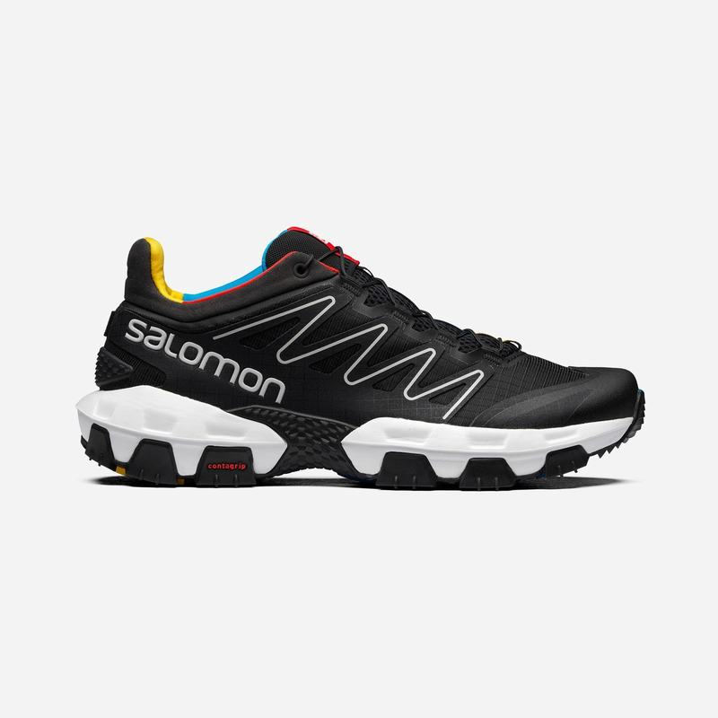 SALOMON XA PRO STREET Philippines - Men's Trail Running Shoes - Black/White | 528391-CBK